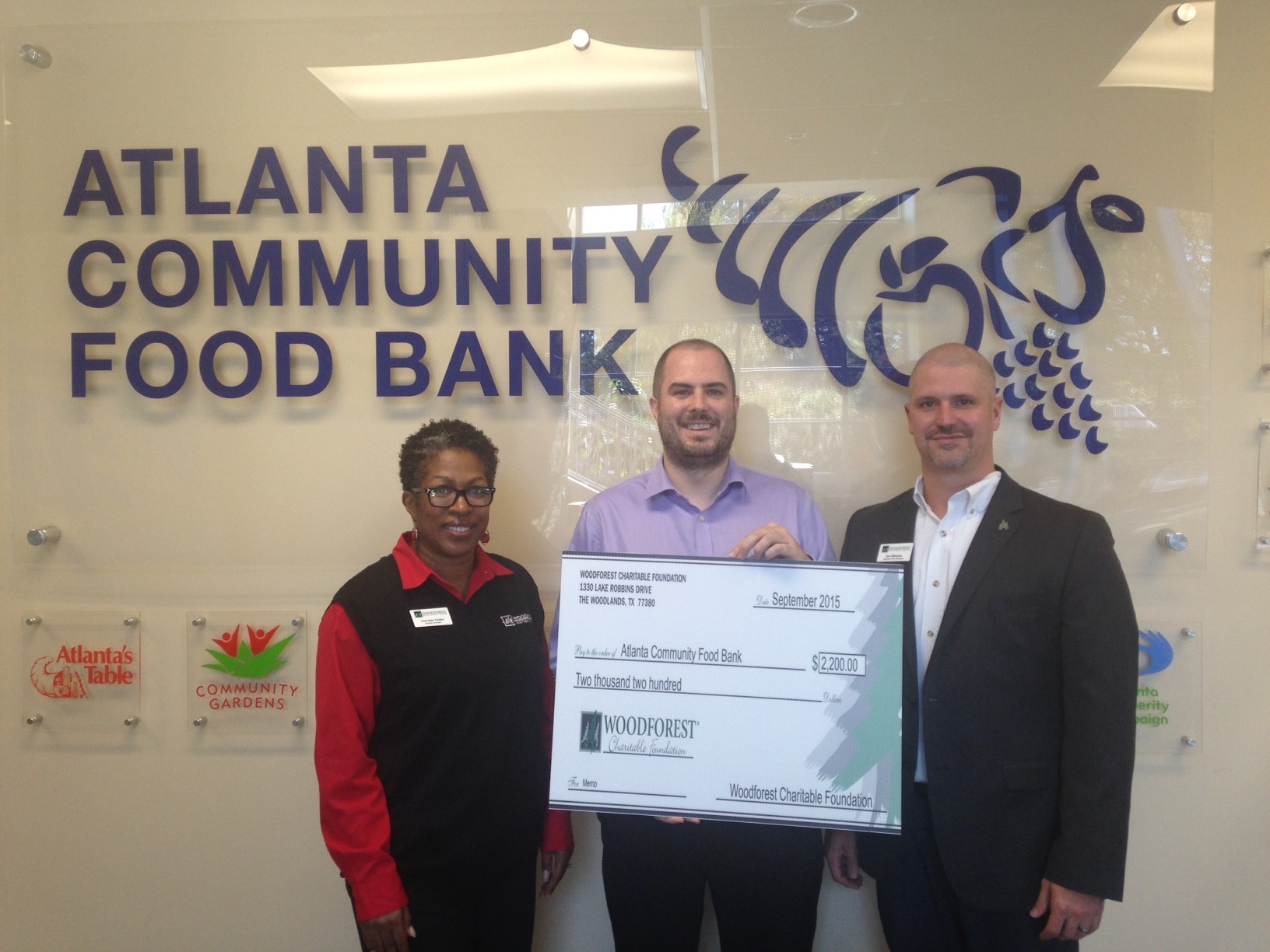 Atlanta Community Food Bank Receives $160 Donation