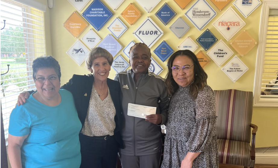 Family Promis of Fort Bend recently received a $2,500.00 donation from WCF.